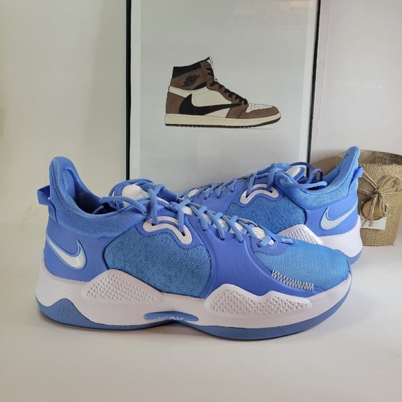 Nike PG 5 TB Promo University Blue UNC White DM5045-405 Men’s Size 13 - Picture 1 of 4
